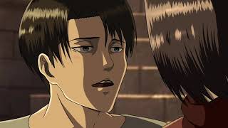 The secret moment of them  Animation 2 LEVI X MIKASA RIVAMIKA  The secret he had for her [upl. by Carlock]