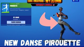 NEW DANSE PIROUETTE BOUTIQUE 9 JUIN 2020 FORTNITE BATTLE ROYAL  ITEM SHOP 0906 2020 FORTNITE [upl. by Linell]