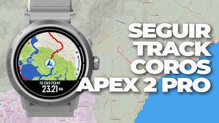 Navegación de un track en montaña con Coros Apex 2 Pro [upl. by Livia]