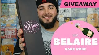 LUC BELAIRE RARE ROSE REVIEW  GIVEAWAY ALERT [upl. by Anaul932]