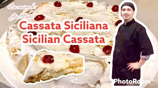 How to make delicious Cassata Siciliana  Sicilian Cassata by Chef Gio [upl. by Ferreby]