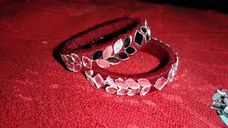 How to make designer bangles at hometurn old Bangles into New OneBest reuse idea of old bangles [upl. by Ehcnalb520]