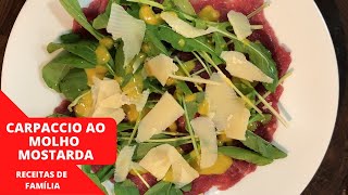 Como Fazer Carpaccio ao Molho Mostarda  Receitas de Familia [upl. by Favianus511]