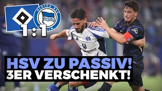 HSV spielt 11 gegen HERTHA Sieg verschenkt [upl. by Rein239]