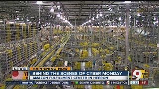 Amazoncom fulfillment center in Hebron ready for Cyber Monday [upl. by Anidualc]