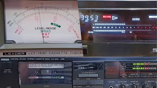 Leader Cassette Checker repaired  recording test tone cassette  speed  WampF measurement [upl. by Ynetruoc623]