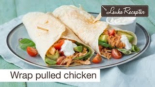 Wraps met pulled chicken [upl. by Einnod410]