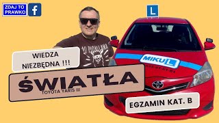 ŚWIATŁA TOYOTA YARIS OBSŁUGA POJAZDU [upl. by Mulderig136]