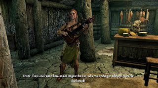 Skyrim music quotRagnar The Redquot sung by Karita the bard voice actor Martina Lotun [upl. by Perreault]