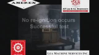 Full vat deep fat fryer Fire extinguisher test [upl. by Tanaka580]