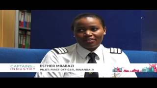 Rwandas first female pilot speaks on conquering the skies [upl. by Casimir]