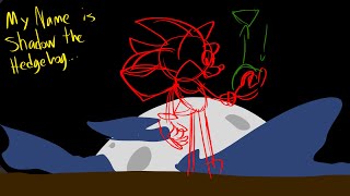 Sonic Meets Shadow  Rough rewritten animatic Sonic Adventure 2 [upl. by Annaeg410]