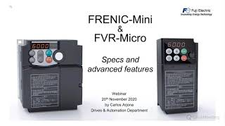 Webinar FRENICMini amp FVRMicro Specs and advanced functions [upl. by Orth]