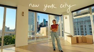 moving into my dream NYC highrise apartment [upl. by Nuncia478]