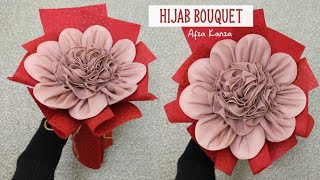 Cara Buat Buket Hijab  Part 3  How To Wrapping Hijab Bouquet [upl. by Destinee]