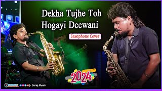 Dekha Tujhe Toh Hogayi Deewani  Saxophone Dhun  Kumar Sanu  Alka Yagnik [upl. by Ahker]