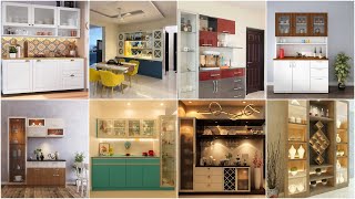 Latest Crockery Unit Designs 2023  Dining Room Crockery Units  Latest Dining Room Cupboards [upl. by Ayote]