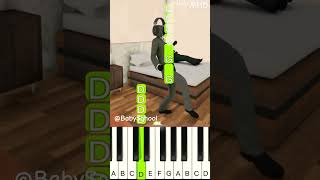 Speaker Woman Saves Speakerman full version  Piano Tutorial babyschool [upl. by Rico75]