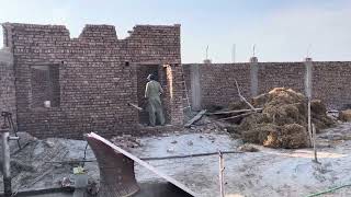 MD amp SONS Goat Farm Sukkur  Construction Work Update [upl. by Aicitan135]