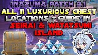 All 11 Luxurious Chest Locations in Seirai and Watatsumi island  Genshin Impact Inazuma 21 [upl. by Sonia]