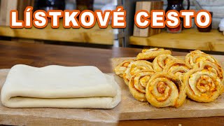 Domáce lístkové cesto a pizza slimáky  Viktor Nagy  recepty [upl. by Georgena330]