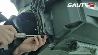 Installation of SAUTVS Boarding Fold Down Step for Sea Doo Spark Accessories [upl. by Pacifica882]