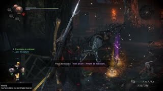 Nioh 2 Smithing Text quotProfligate sinnerquot Build Paralysis Farm Master of Three Evils Mission Ng [upl. by Kciregor]