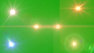 30 flashing Lights green screen effects animation free HD footages  chroma key flashing light [upl. by Aenet436]