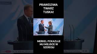 KANCLERZ NIEMIEC POKAZUJE TUSKOWI MIEJSCE W SZEREGU shorts [upl. by Colene]