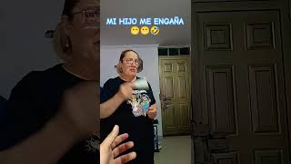 MI HIJO ME ENGAÑA 🤣😬😬 abuelaibañez 💜 papaymamaibanezfypシ゚viral humor risa comedia [upl. by Ecinnej]