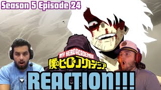 The Custodians REACT to My Hero Academia season 5 episode 24 The Symbol of Evil Rises [upl. by Newbill]