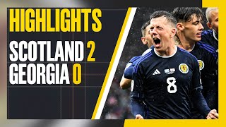 Scotland 20 Georgia  McGregor and McTominay Extend Lead  EURO 2024 Qualifying Highlights [upl. by Nyrtak637]