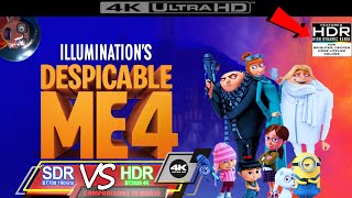 Despicable Me 4 2024 WEB iTunes 4K UHD HDR vs SDR 100nits TRUEDIFFERENCE WATCHINHDR [upl. by Ydeh614]