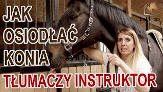 Jak Osiodłać Konia Do Jazdy Siodłanie konia [upl. by Pinkerton]