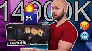 14900K vs Asus TUF Gaming LC 2 360 AIO CPU Liquid Cooler [upl. by Yasdnyl444]