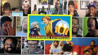 ESCANOR vs ESTAROSSA Reaction Mashup Seven Deadly Sins 2x22  ReActions video on new anime [upl. by Eckhardt166]