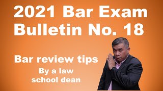 Bar Exam Bar Bulletin No 18 New rules on the bar exam [upl. by Hsara861]