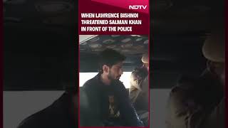 When Lawrence Bishnoi Threatened Salman Khan In Front Of The Police Date January 6 2018 [upl. by Kinnie]