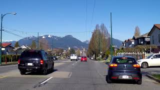 Driving from Vancouver to Horseshoe Bay Ferry Terminal  Village  West Van BC Canada [upl. by Ettennad]