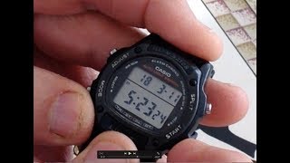 How to Set the Time and Date on a Casio Watch Part 24 [upl. by Edette875]