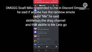 SoaR Milo responded to me in Discord No way [upl. by Akinod]