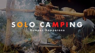 SOLO CAMPING INDONESIA  RAIN BROAD CHICKEN BUSHCRAFT [upl. by Ihsorih]