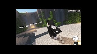 Minecraft Custom Cape Tutorial für alle versionen [upl. by Nefets614]