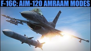 F16C Viper Aim120 AMRAAM Tutorial  DCS WORLD [upl. by Hanaj4]