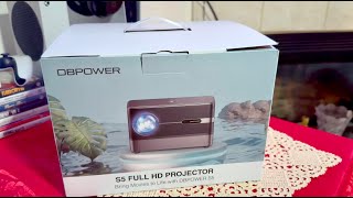 DBPower S5 Projector Unboxing And Overview  Is It Worth Getting [upl. by Leigha]