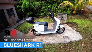 Blueshark R1 Smart Scooter Full Review amp Test Ride by eree84 [upl. by Robson]