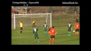 GyöngyöshalászEgerszalók bajnoki labdarúgó mérkőzés video összefoglaló 20131117 [upl. by Eeramit]