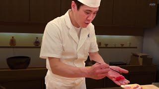 250 Michelin Star Sushi  Private Chef in Tokyo [upl. by Brynn]