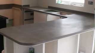 LG HIMacs Worktop in Verona by Prestige Work Surfaces Solid Surfaces Corian for Kitchens [upl. by Neelrad125]