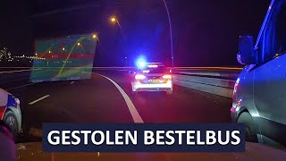 Politie  Gestolen bestelbus  Verdachte aangehouden  INFRA [upl. by Arteid]